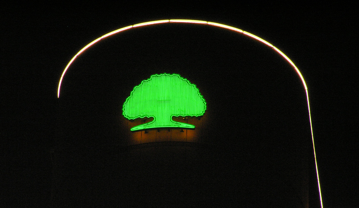 國泰人壽 戶外標誌招牌 大樓點綴燈光